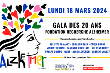 Affiche Gala 2024 - Crédit photo : Fondation Recherche Alzheimer