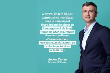 Biodiversité et climat : CNP Assurances arrive en tête du classement de l'ONG ShareAction. Crédit photo : CNP Assurances