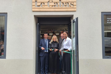 Ouverture Le Cabas, un lieu qui propose un accompagnement social et alimentaire à Saint-Etienne par le centre social Espace Boris Vian vient - Crédit photo : DR.