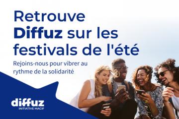 Retrouve Diffuz sur les festivals de l'été