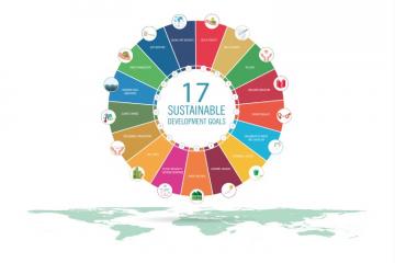Selon Frédérique Pfrunder, les associations devraient investir plus la question de la responsabilité sociétale des organisations, qui s'appuie notamment sur les 17 objectifs de développement durable. Crédit : Maria Pilar Martinez Aguerri. 