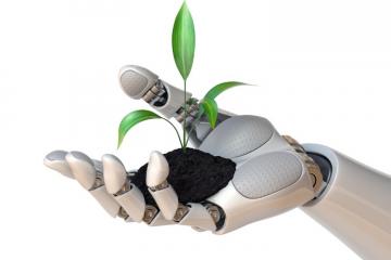 L'intelligence artificielle, alliée de la politique RSE de l'entreprise ? Crédit : koya79, iStock.