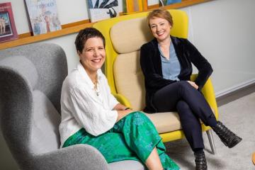 Elise Ginioux, présidente de THSN France | Emma Ursich, délégué générale de THSN