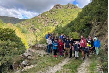 Visite dans le Parc national des Cévennes sur la Voie cévenole à Saint-Julien-d’Arpaon.