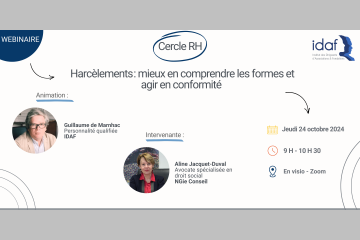 Webinaire RH - Harcèlements