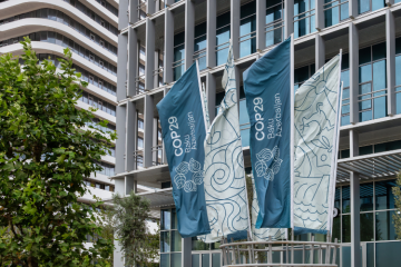 La COP 29 s'est tenue du 11 au 24 novembre à Bakou, en Azerbaïdjan. Crédit : Rustamli Studio.