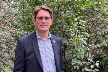 Nils Pedersen est délégué général du Pacte mondial de l’ONU-Réseau France depuis 2021. Crédit : Camille Dorival.
