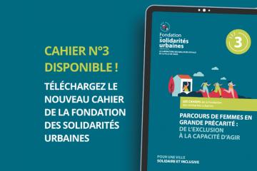 Parution du Cahier de la Fondation des solidarités urbaines N°3