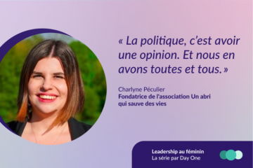 Charlyne Péculie, fondatrice d'Un abri qui sauve des vies