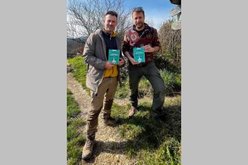 Les jardiniers-formateurs Arnaud Vens et Frédéric Fortin
