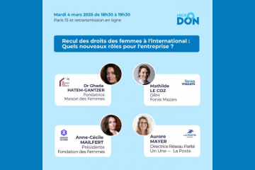 La table ronde de microDON sur la défense des droits des femmes en entreprise