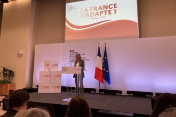 La ministre de la Transition écologique Agnès Pannier-Runacher, à l'occasion de la présentation du plan à la presse. Crédit : Carenews.
