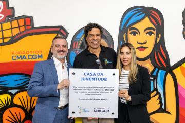 La Fondation CMA CGM et la Fondation Gol de Letra lancent un centre éducatif et un programme de formation en logistique au Brésil