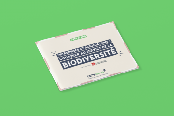 Couverture du livre blanc édité par Carenews « Entreprises et associations : coopérer au service de la biodiversité »