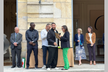 Remise des diplômes de la promotion “Amiral Alain Oudot de Dainville”, récompensant les lauréats du CQP Animateur de Loisirs Sportifs