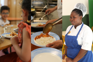 « C’est la première fois qu’on en a à la cantine » :  le Refugee food festival s’invite dans les écoles du 14e arrondissement de Paris 