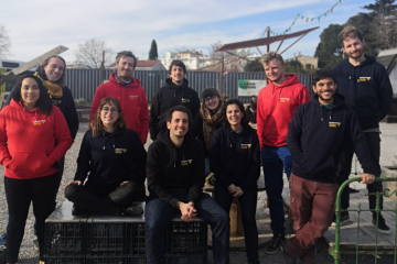 Une partie de l'équipe de la coopérative Enercoop Languedoc-Roussillon. Crédit : Enercoop Languedoc-Roussillon.