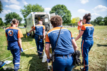 Programme « Acusso » : la Protection Civile Loire-Atlantique au service des plus précaires. Crédit : GPMA Nos Épaules et Vos Ailes