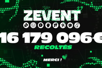 ZEvent : le marathon caritatif bat son record de 2024 en récoltant 16 millions d’euros  