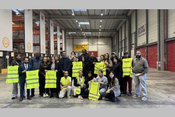 Les Déterminés en immersion à l’Entrepôt Solidaire : des jeunes entrepreneurs et lycéens à la découverte d’un modèle d’innovation sociale
