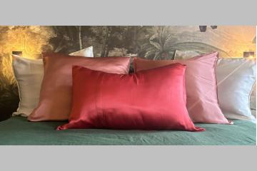 Taies d'oreiller en soie 