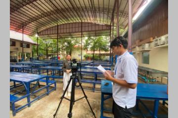Paul fat un reportage vidéo à PSE au Cambodge