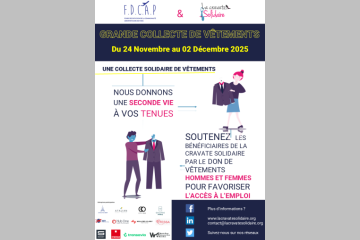 Partenaires collecte FDCAP, Groupe ADP pour La Cravate Solidaire