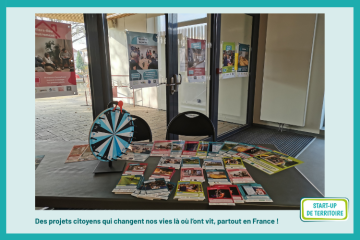 Lancement de l'exposition itinérante des projets inspirants. Crédit : Start-Up de Territoire