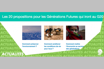 Les propositions d'Up for the Planet pour le G20