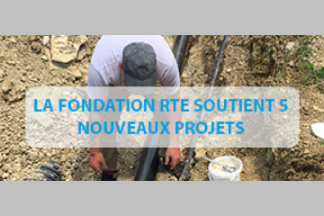 La Fondation Rte soutient 5 nouveaux projets