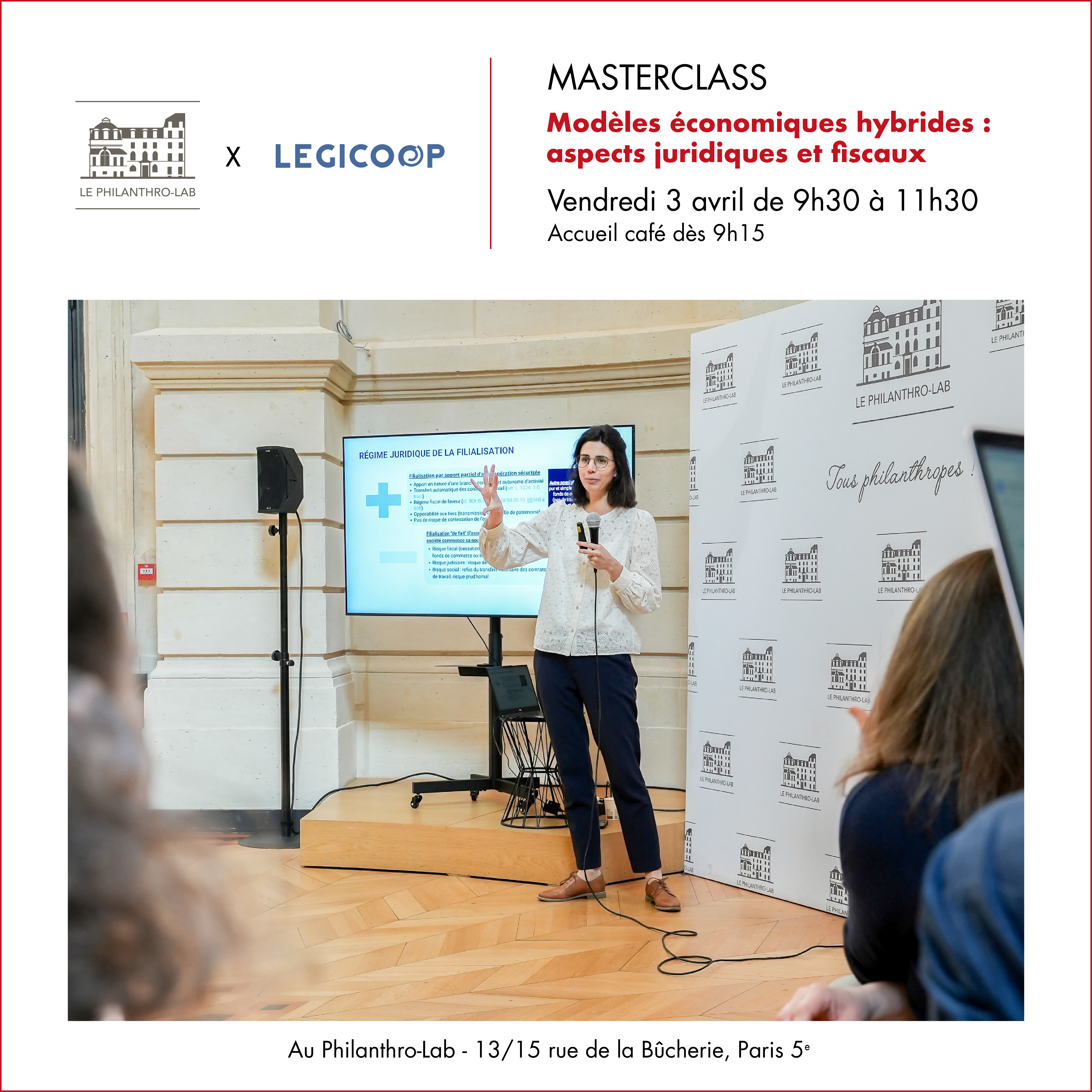 Invitation masterclass Legicoop