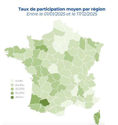 Cartographie 2025 de L'ARRONDI en caisse