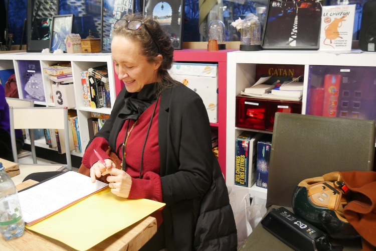 Constance, cliente du Moulin à café
