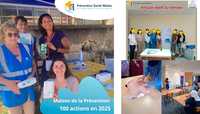 Les ateliers au sein de la Maison de la prévention