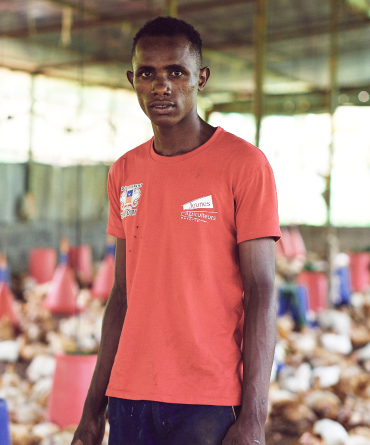 Omar, entrepreneur mahorais soutenu suite au cyclone