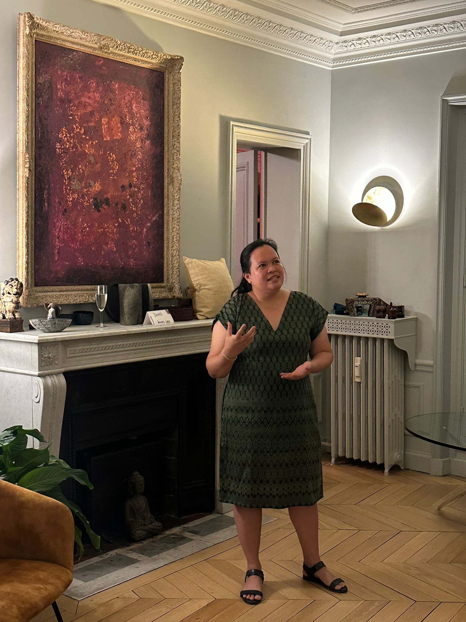 Aleona lors de son témoignage 