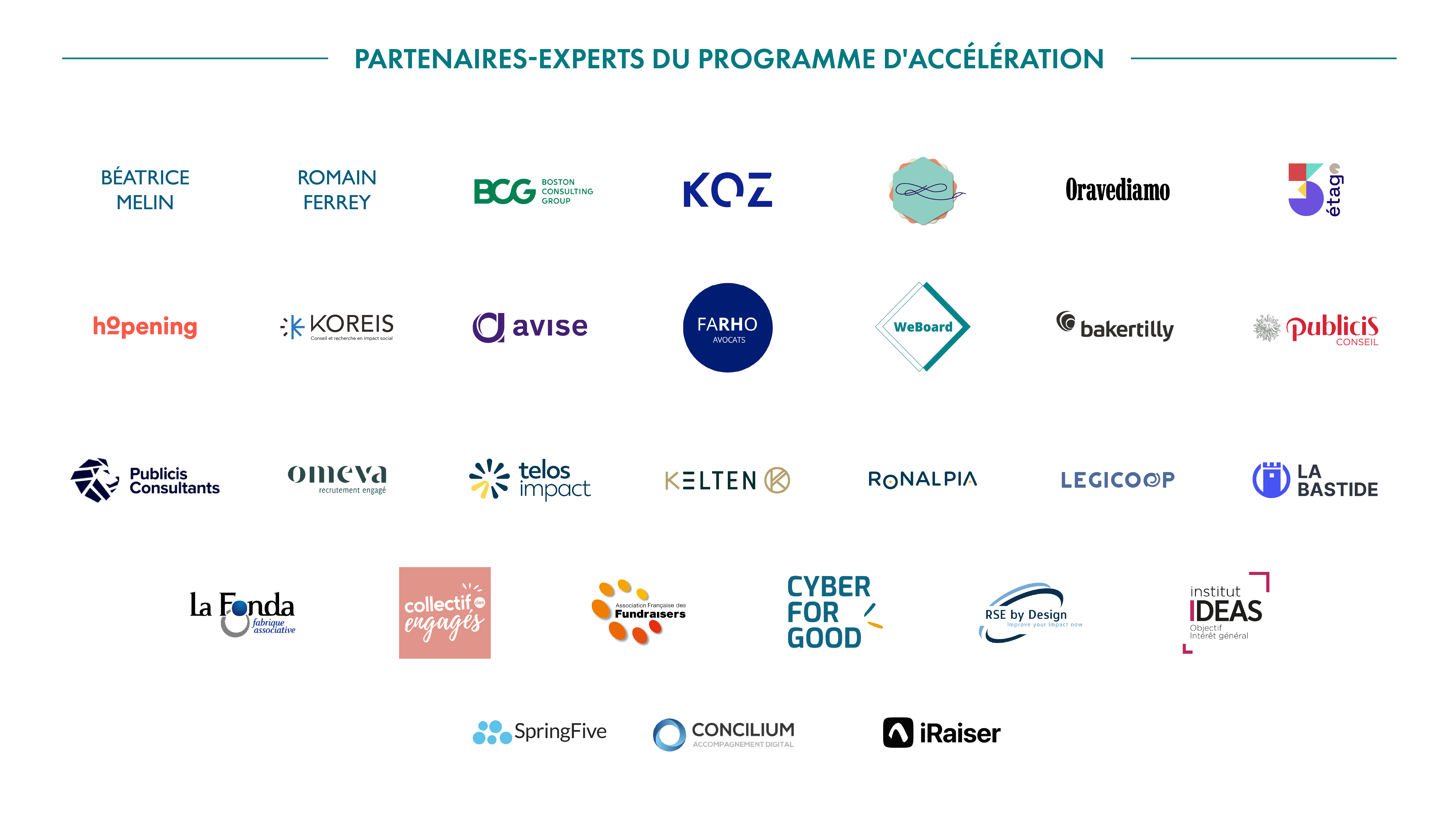 Partenaires-experts de l'Accélérateur