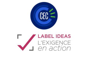Label IDEAS pour la CEC (Convention des Entreprises pour le Climat) 