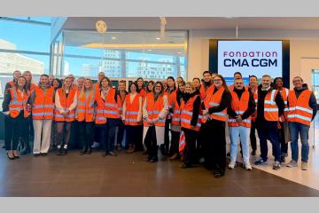 La Fondation CMA CGM mobilise 100 collaborateurs du Groupe pour participer à la Collecte Nationale des Banques Alimentaires en France hexagonale et ultramarine.