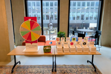 La Roue de l'Engagement au siège Swiss Life France de Puteaux. Crédit : Swiss Life