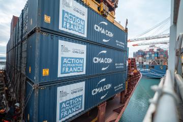 La Fondation CMA CGM soutient une opération humanitaire d’envergure coordonnée par le Centre de Crise et de Soutien du ministère de l’Europe et des Affaires Etrangères à destination des populations civiles de Gaza