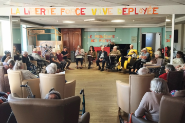 Lecture à l’EHPAD Notre-Dame de la Salette à l’occasion du 28è Printemps des Poètes sur le thème de la liberté