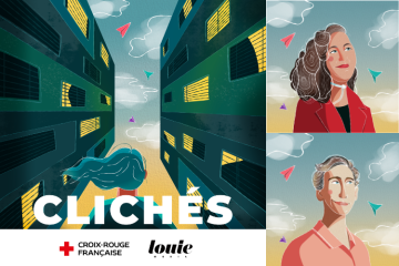 Dans sa sixième saison, le podcast Clichés donne la parole à des personnes en situation de handicap, comme Alicia (en haut) ou Baptiste (en bas). Crédit : Mai Linh Vu - Clichés 2026.