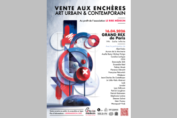 Vente aux enchères art urbain & contemporain, Le Rire Médecin