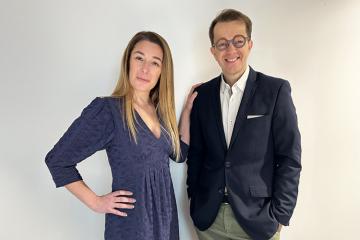 Morgane PIROMALLI, présidente, et Alexandre LAPORTE, vice-président de la Fondation Ronald McDonald